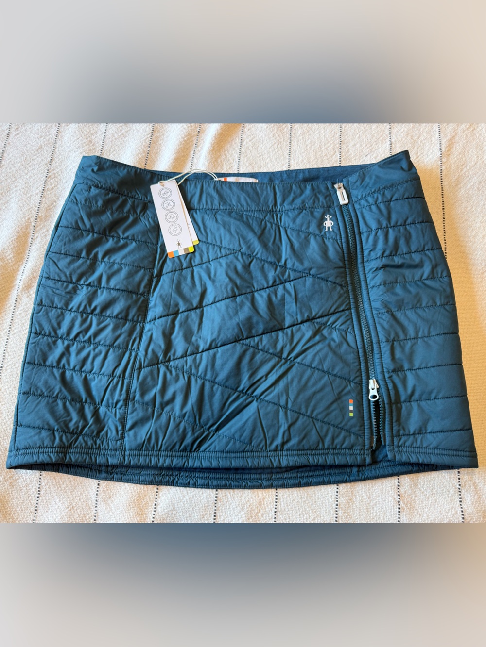 Smartwool Teal Quilted Hiking Skirt NWT